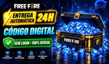 DIAMANTES FREE FIRE - CODIGO DIGITAL [ENTREGA AUTOMATICA 24/7] ENVIO IMEDIATO