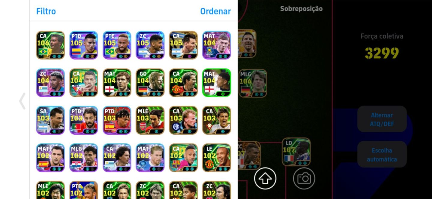 CONTA eFootball | VÁRIOS JOGADORES ÉPICOS + BIG TIME | 3300 FORÇA