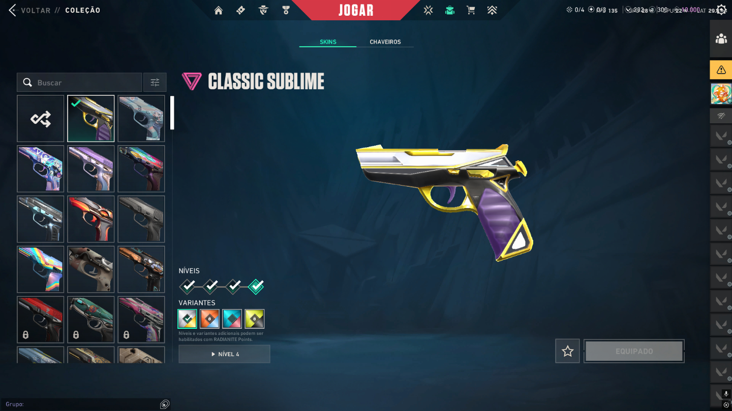 CONTA DE VALORANT +DE R$2800 GASTOS EX D1