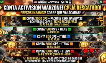Contas COD com Cod Points em preços ótimos!!PROMOÇÃO!!
