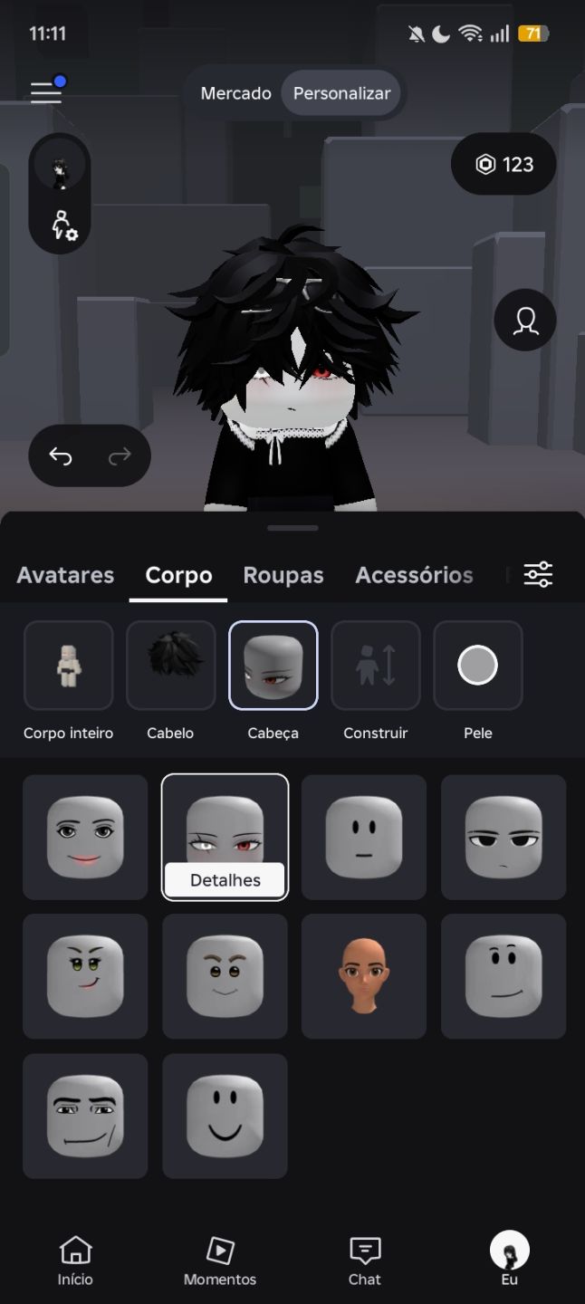 Conta de roblox