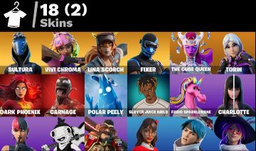 CONTA FORTNITE 18 SKINS PS PACK E EMOTES RAROS