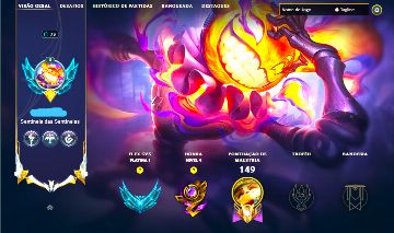 SHACO PANDEMONICO SKIN NOVA + [ PLATINA 1 QUASE ESMERALDA ] + [ TROCA NICK ]