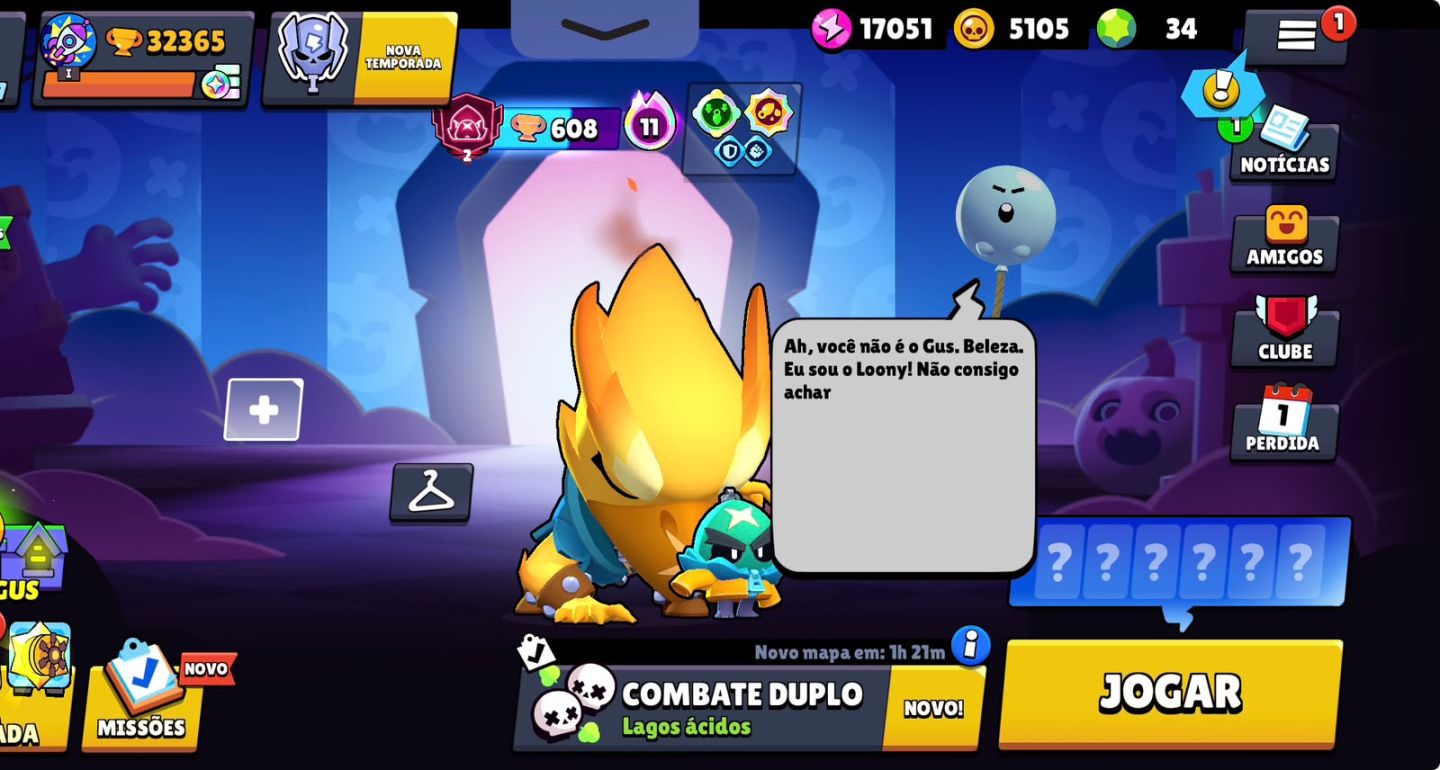 Conta brawl star 32k de trofeu