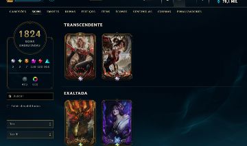CONTA LOL 1824 SKINS | AHRI IMORTALIZADA | FULL ACESSO + DADOS RECUPERAÇÃO