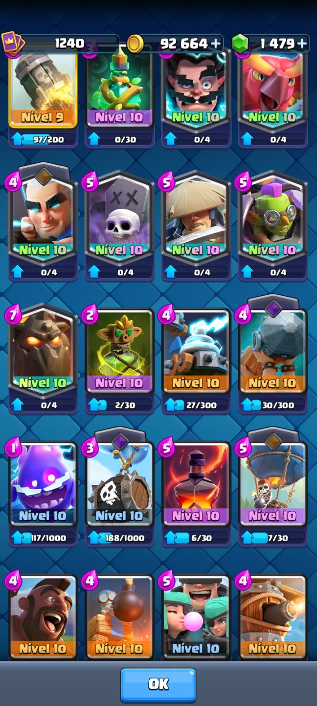 [MENOR PREÇO] Conta Clash Royale 6801 Trofeus + Descriçao