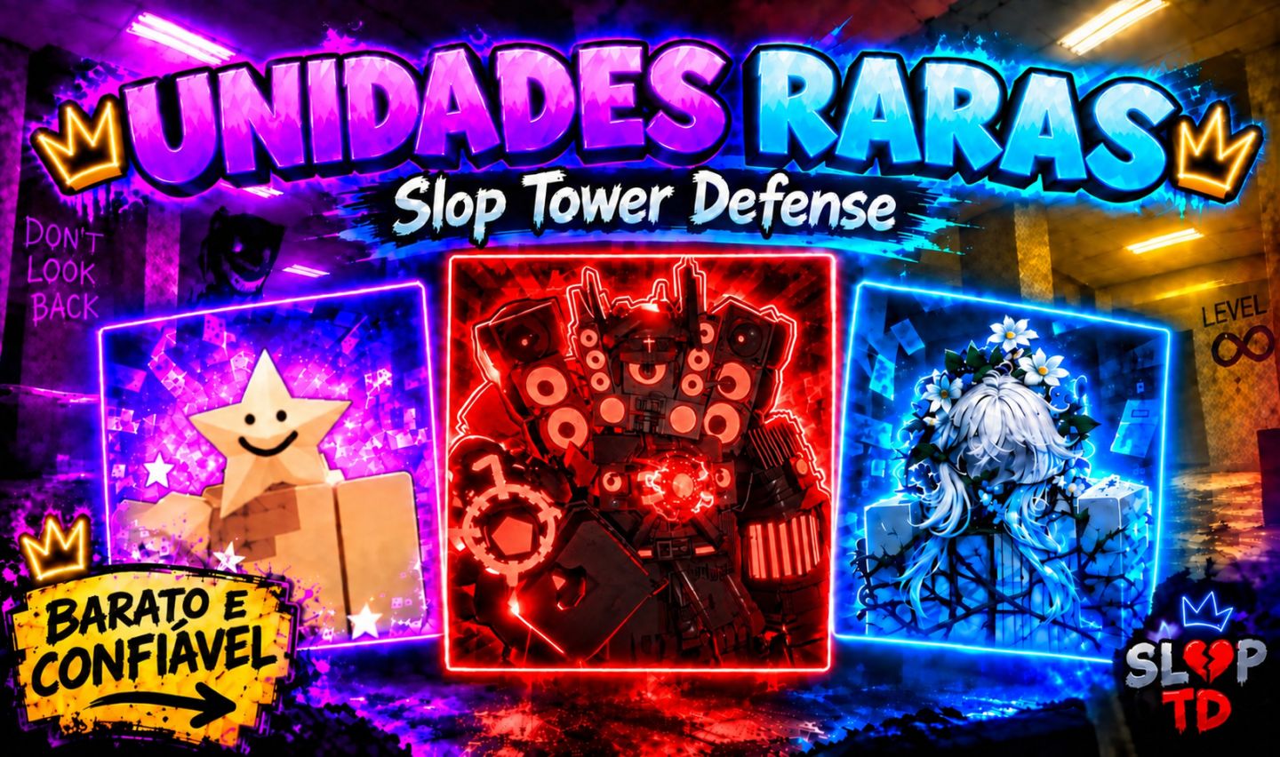 BACKROOMS | SLOP TOWER DEFENSE - UNIDADES BARATAS E CONFIÁVEIS!!