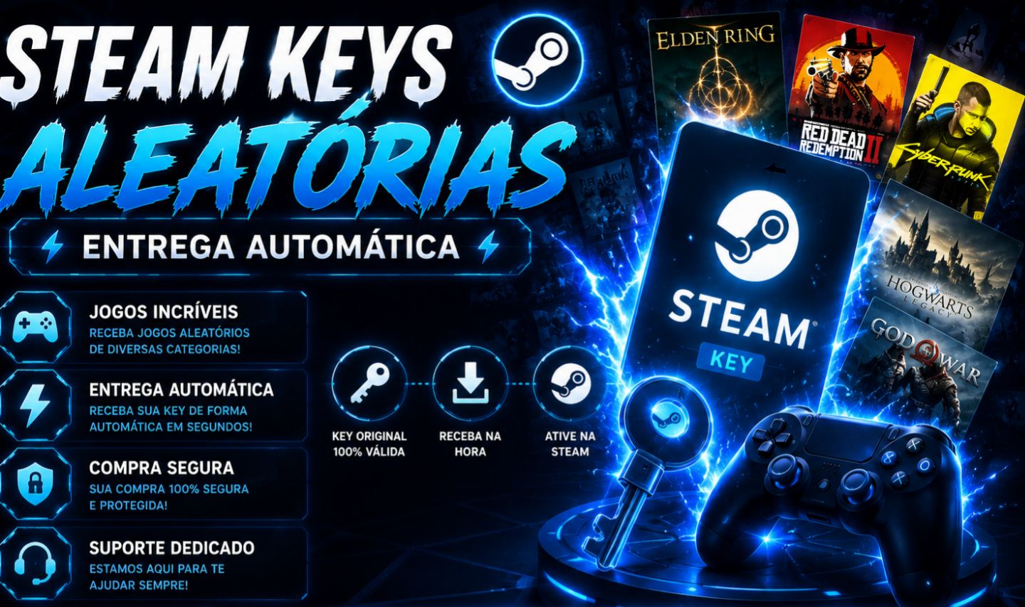 STEAM KEYS ALEATÓRIAS [PROMOÇÃO/ENTREGA AUTOMÁTICA]