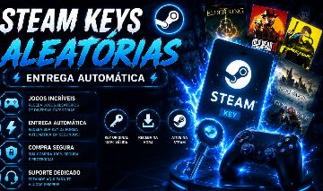 STEAM KEYS ALEATÓRIAS [PROMOÇÃO/ENTREGA AUTOMÁTICA]