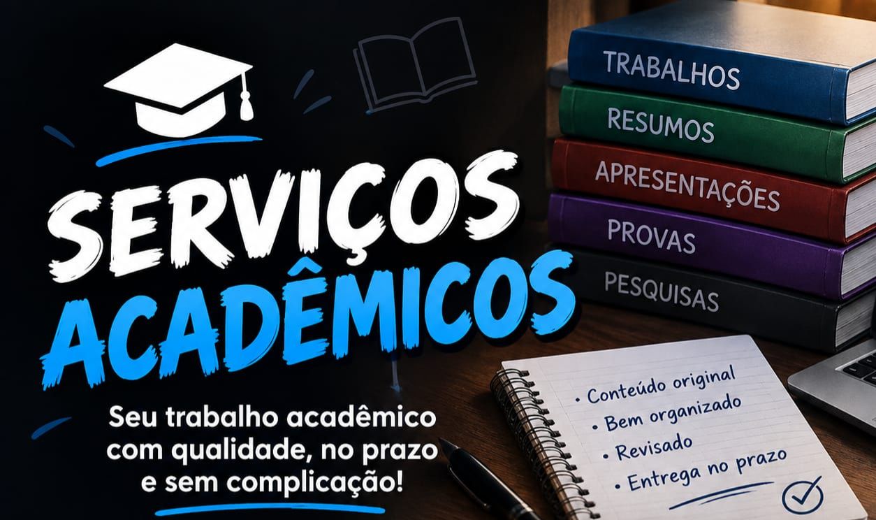 Serviços Acadêmicos Slides, Resumos, Formatação e Revisão