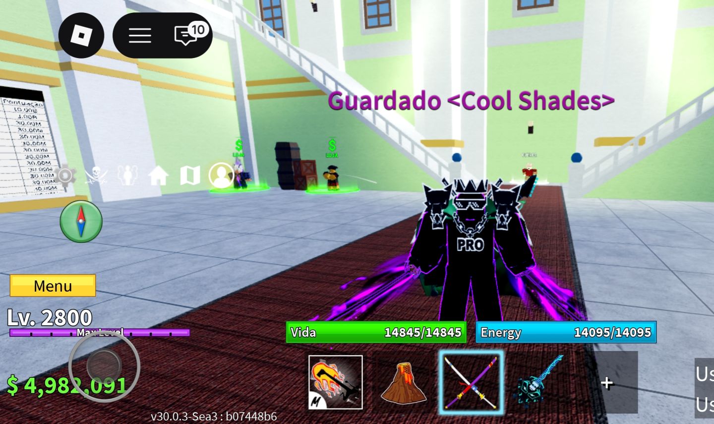 Minha conta com gamepass