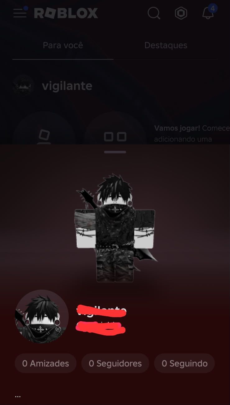 ROBLOX CONTA DARK | SKINS EXCLUSIVAS + 8.638 ROBUX INVESTIDOS EM SKIN!