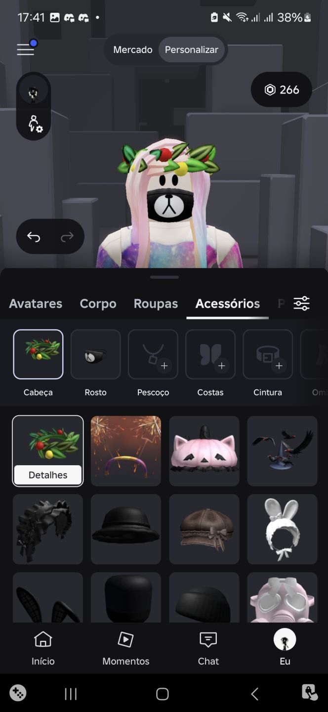 Conta de Roblox