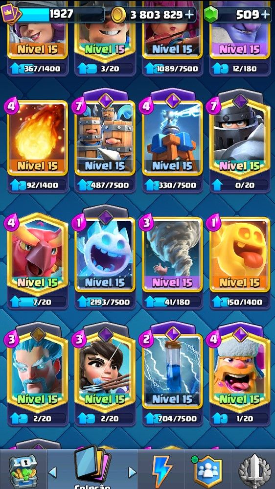 CONTA DE CLASH ROYALE | 13K TROFEUS 17 EVOLUÇÃO E 3 HEROI COM MAIOR CAMPEÃO |
