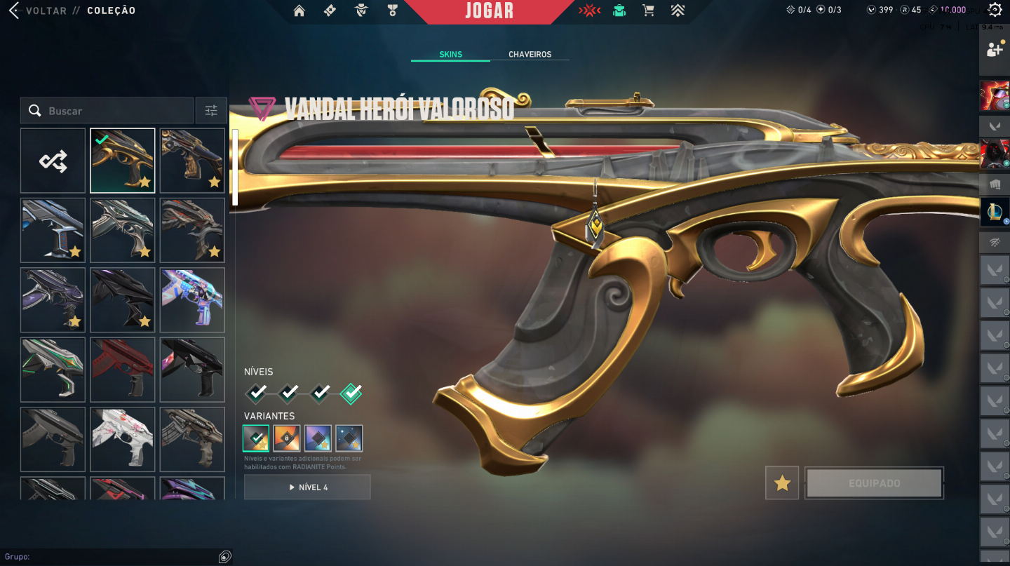 [MENOR PREÇO DO SITE] CONTA VALORANT IMORTAL (EX RADIANTE) | +4.5K GASTOS