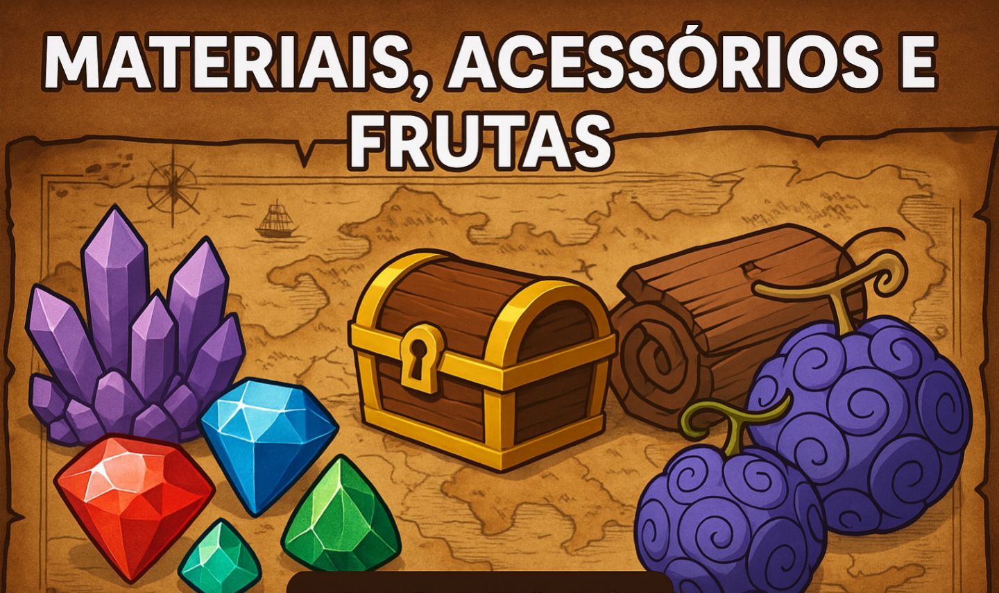 King Legacy Mats, Frutas e etc