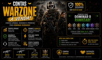 CONTA UPADA EM TODAS SEASON DO BO7 WARZONE PARA IRISCENTE