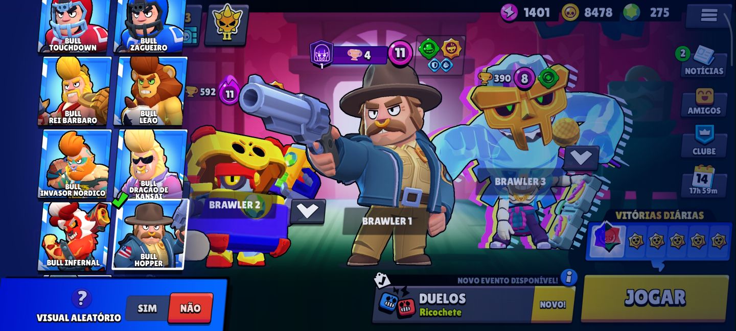 Conta com Passe antigo e muito top,acompanha uma de Clash com mais de 10k troféu