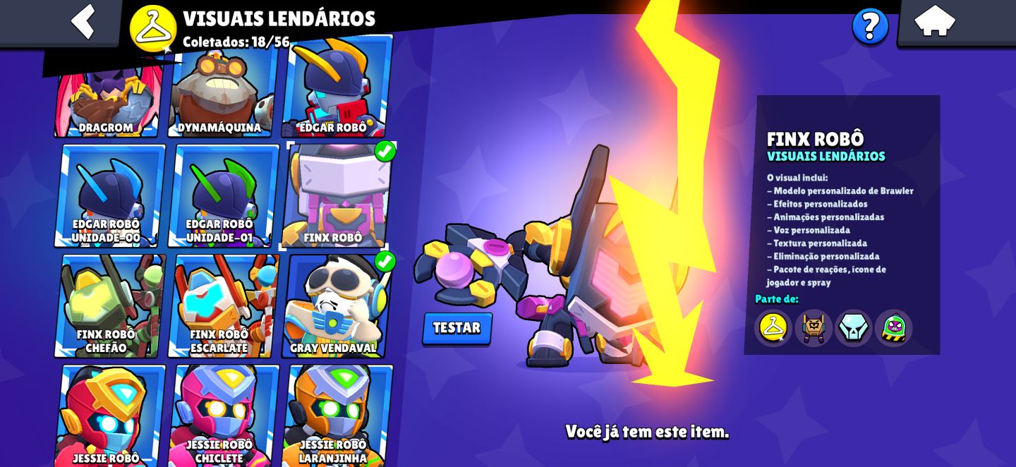 CONTA INCRÍVEL DE 72.7K DE TROFÉUS, 313 SKINS E TODOS OS BRAWLERS!
