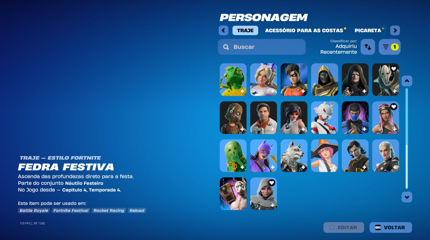 Conta de FORTNITE - 100% ACESSO SEU. Passo e-mail e senha da epic games!
