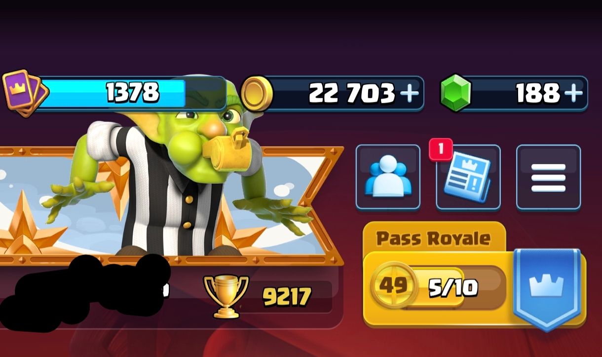 Conta de Clash Royale lv14