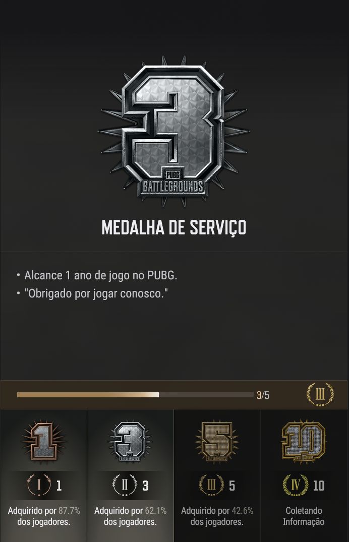 PUBG PLUS+ | CASA DE BONECA - PROGRESSIVA | MEDALHA 3 ANOS | ENTREGA AUTOMÁTICA