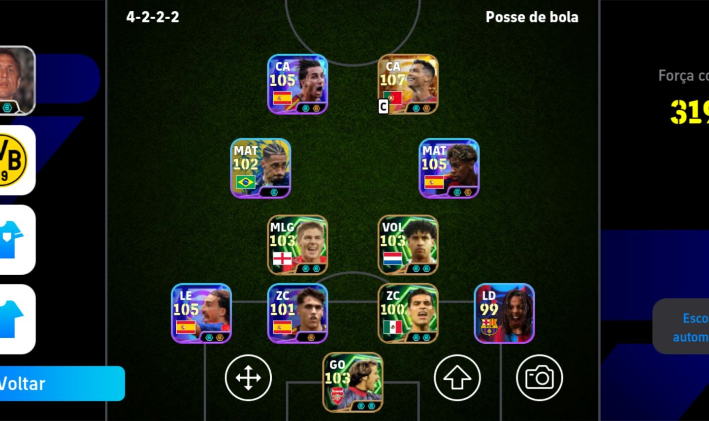 CONTA COM CR7 O MAIS FORTE DO GAME ,LAMINE YAMAL ENTRE OUTROS!!! Efootball
