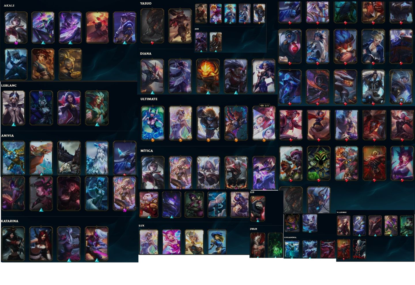 Conta League of Legends + Valorant | 330 Skins LoL | Main Akali |