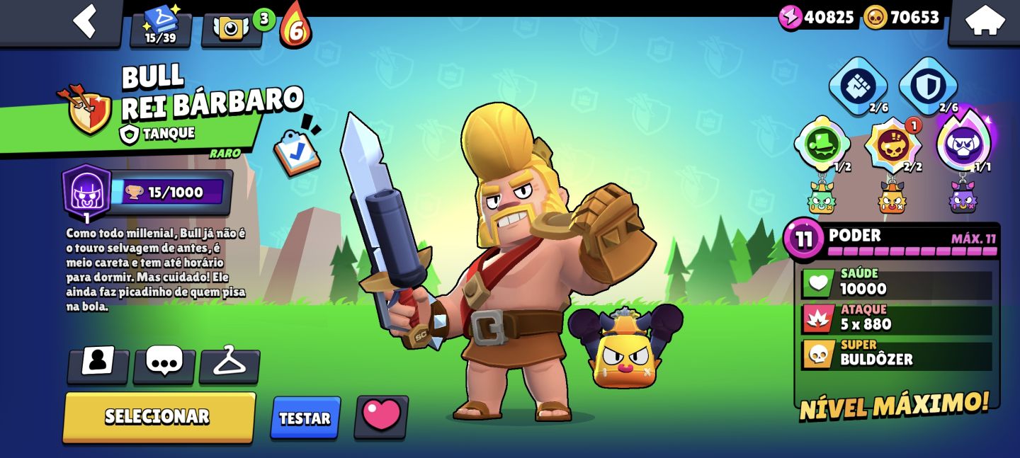 Conta de Brawl Stars de 2019 com muitos recursos!