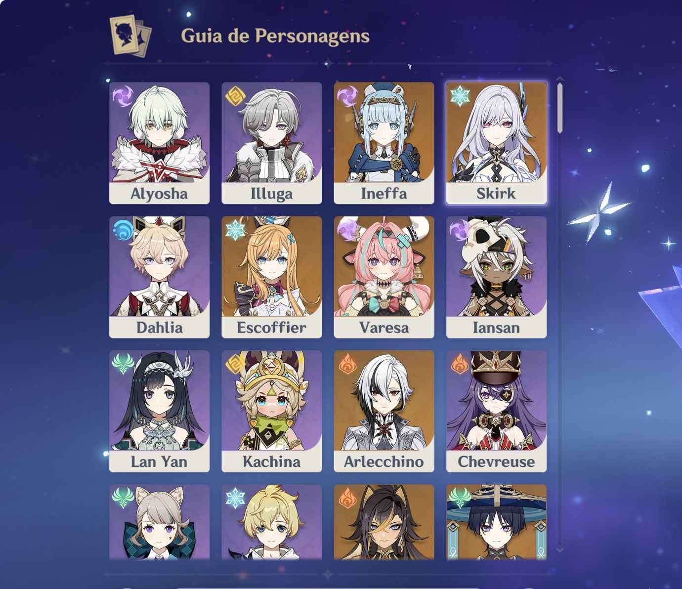 Conta Genshin Impact Ar58 Muita Coisa para Fazer Ainda// Arlecchino + arma