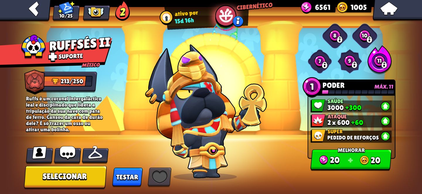 Conta de Braw stars com quase 39k troféus e várias skin raras e 22 prestígios