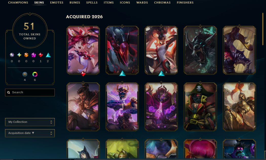 Conta Lol 100% Segura Full Acesso | Diamante 1 Solo/duo | Nvl 44