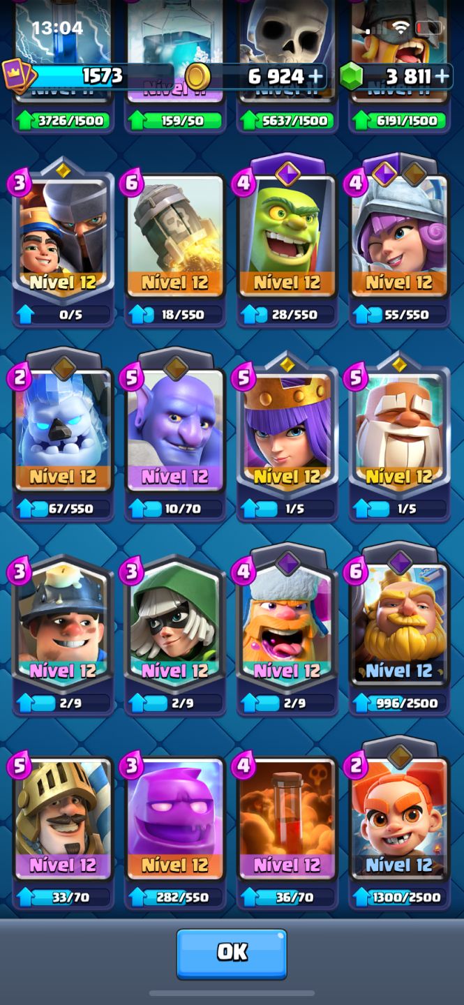 Conta clash Royale