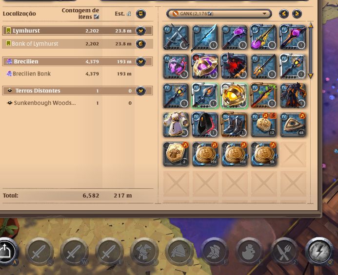 CONTA DE ALBION ONLINE / SERVIDOR N.A / CONTA END GAME