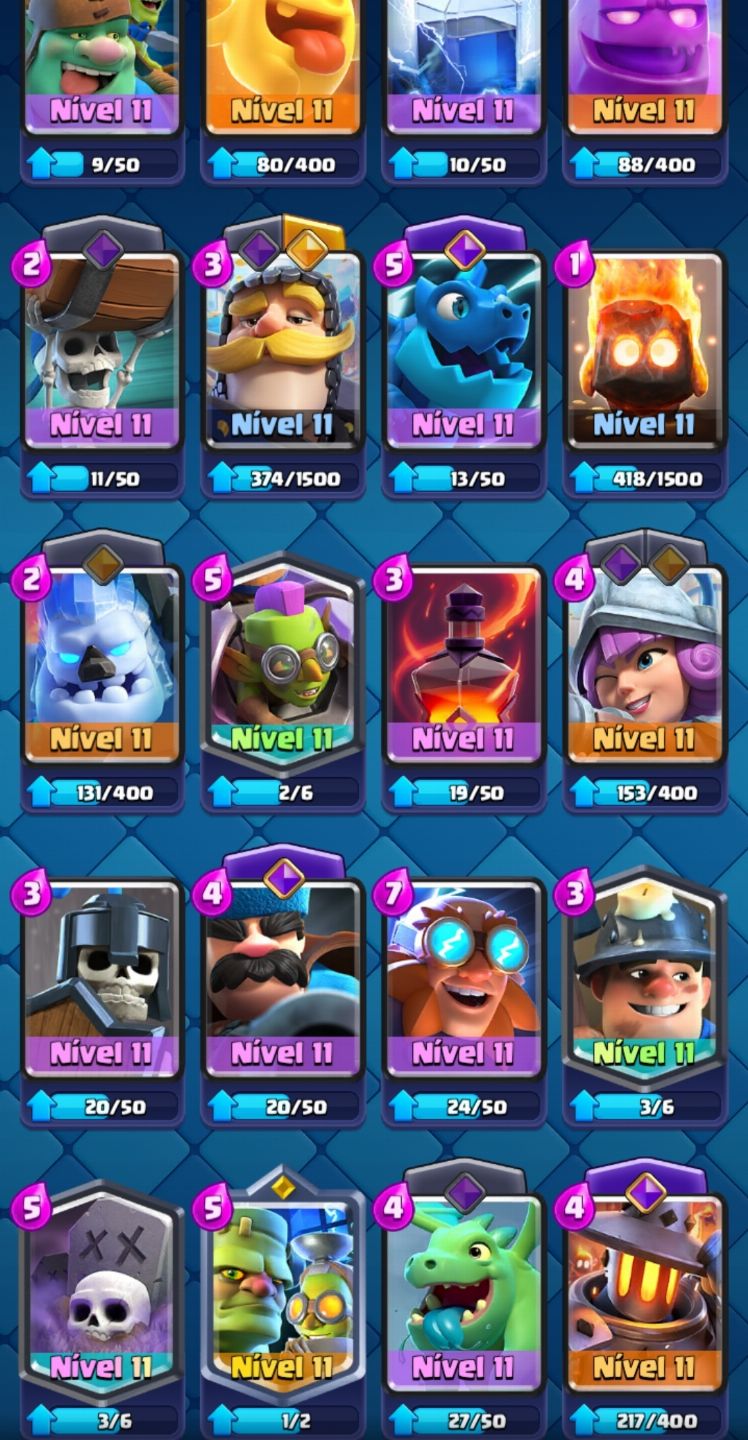 CLASH ROYALE (PASSE ATUAL ATIVO) ALTAMENTE GEMADA +12 MIL TROFÉUS