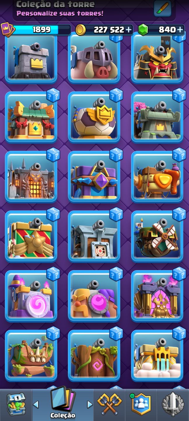 UMA DAS MELHORES CONTAS DE CLASH ROYALE EXTREMAMENTE BEM CUIDADA PRA SAIR RÁPIDO