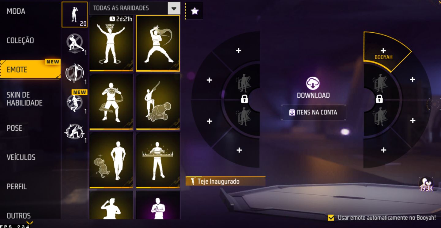 CONTA FREE FIRE TRYHARD PARA APOSTADO (MELHOR PREÇO DO MERCADO)