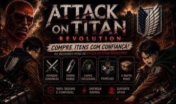 (PROMOÇÃO) ITENS E SKINS | AOT | Attack on titan revolution