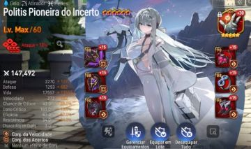 Conta Epic Seven ( E7 ) lvl 70 - 10k sky - politis SSS com artefato 30