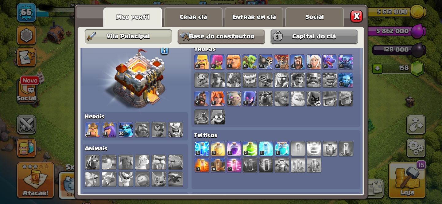 3 EM 1 CONTA DE BRAWL STARS, CLASH ROALE E CLASH OF CLANS ENTRE NO PERFIL