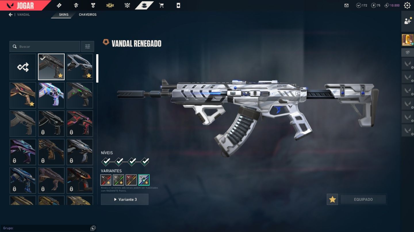 Conta valorant lvl 150