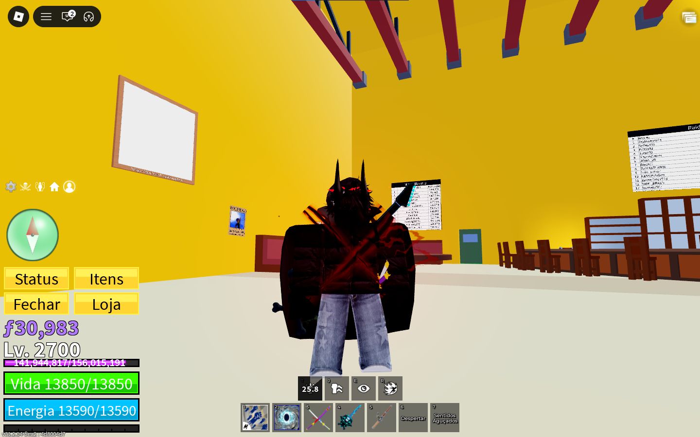 CONTA DE ROBLOX PERFEITA COM SKINS FOCADA EM BLOX FRUIT MAIS UPANDA EM 1000+ JGS