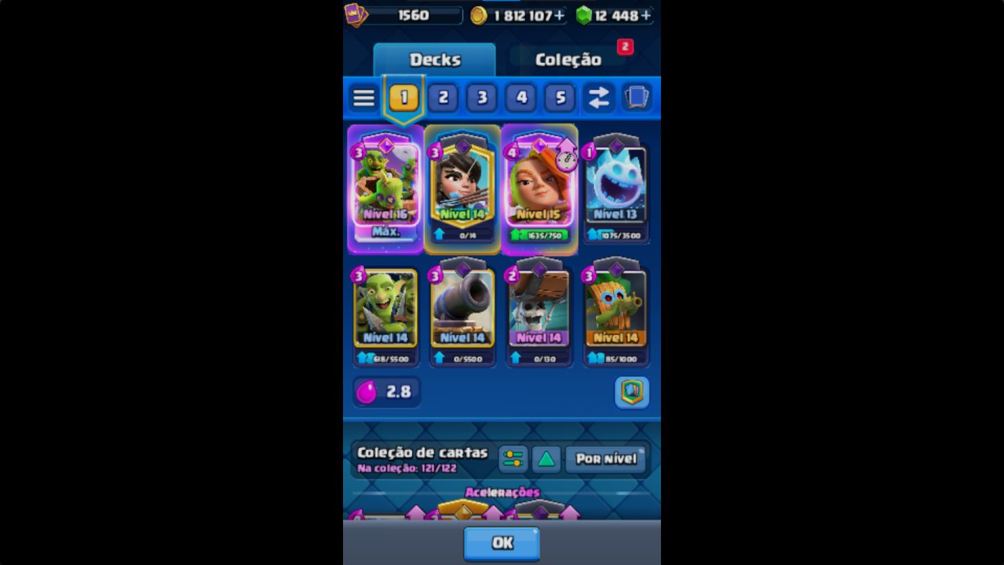 CONTA EVOLUÍDA + 12 MIL GEMAS PRA GASTAR