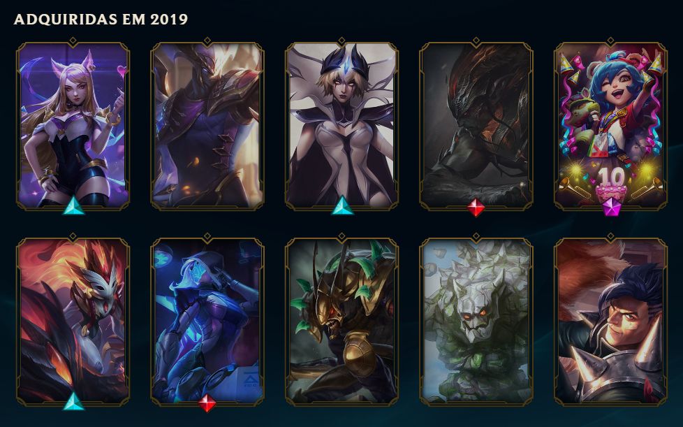 Conta LoL Diamante 3 - 01 PDL - 101 SKINS