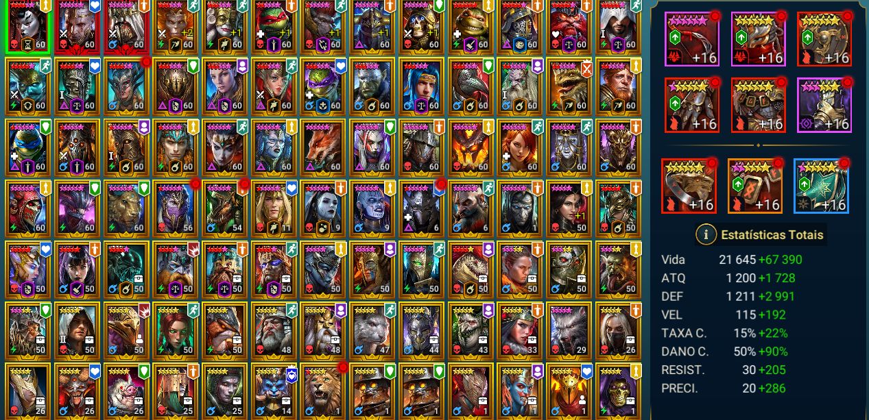 Conta Raid Midgame ,Full colab Tartarugas