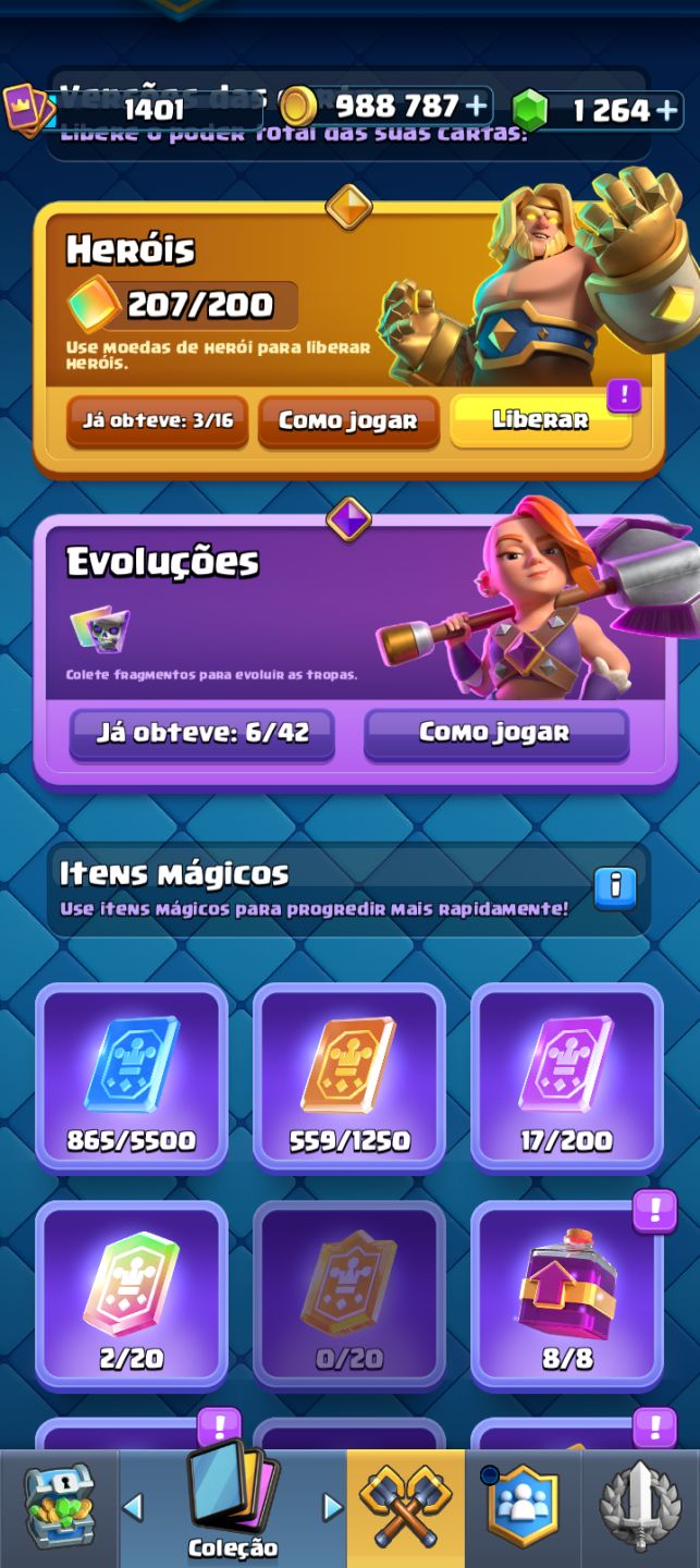 CLASH ROYAL 10K TROFEU+ 1.2K GEMAS