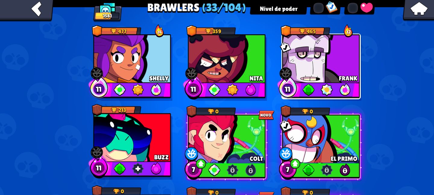 Conta Brawl Stars boa para iniciar
