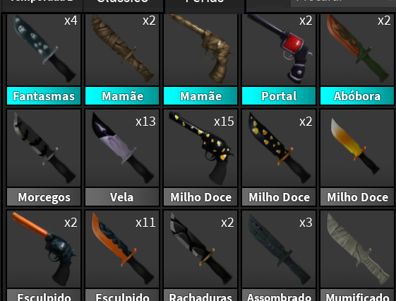 Facas e Armas Murder Mystery 2 | MM2 |