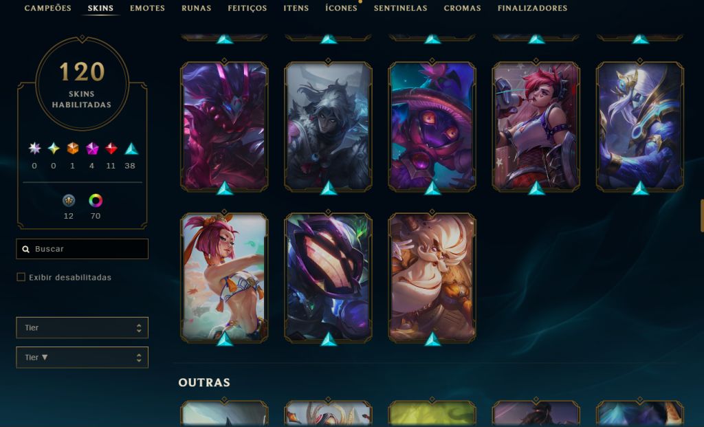 Conta Lol /Full Acesso / Diamante 4 (SKIN PRESTÍGIO TALON / GACHA MÍTICO DARIUS)