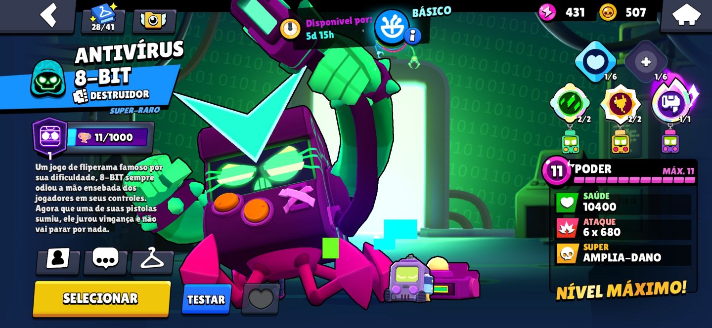 CONTA DE BRAWL STARS MUITO UPADA